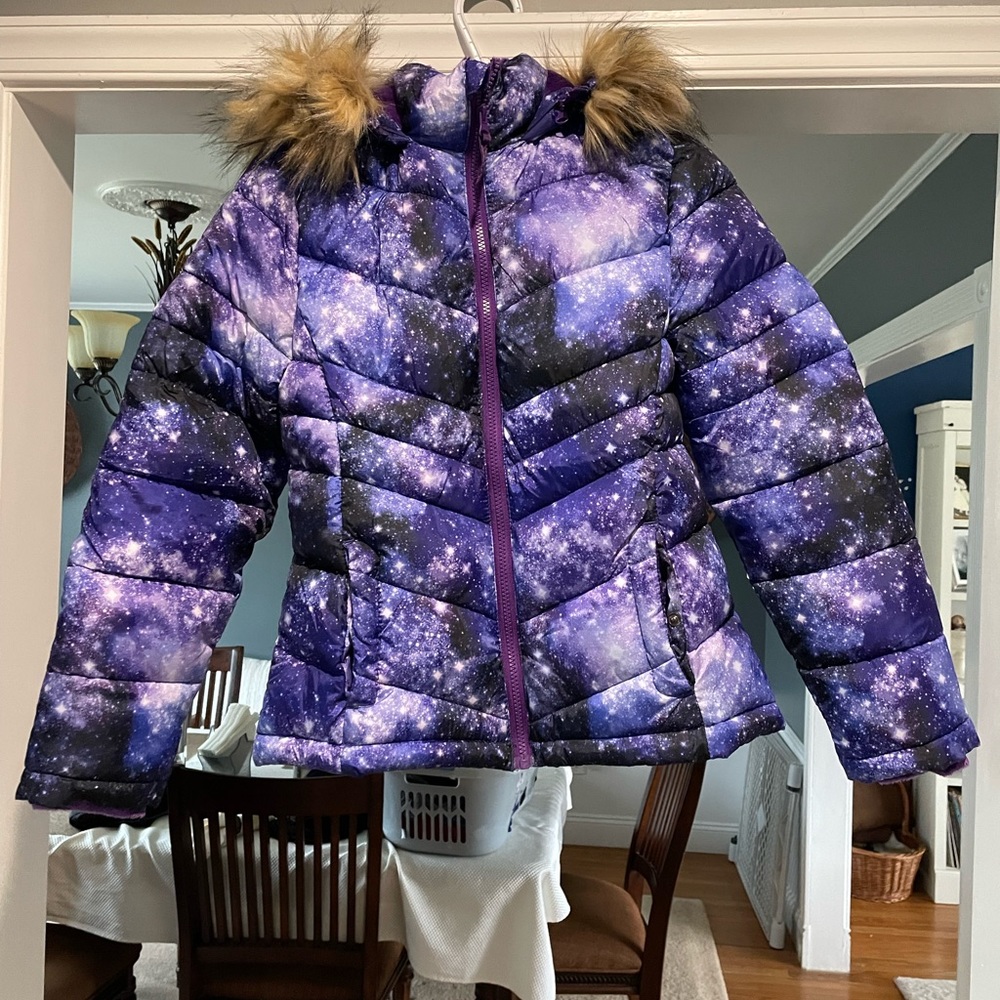 SO kohls child’s galaxy winter coat